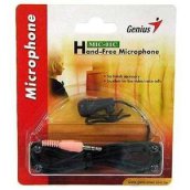 GENIUS MIC-01C CSIPTETŐS MIKROFON FEKETE