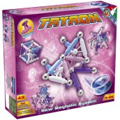 Supermag Tryron: 43 db-os rózsaszín mágneses készlet
