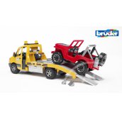 Mercedes-Benz Sprinter autómentő Jeep Wrangler terepjáróval - 49 cm