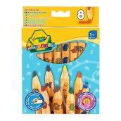 Crayola Mini Kids: 8 db vastag natúr színes ceruza