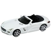 Bburago: utcai autók 1:43 - Mercedes-Benz SLS AMG Roadster - fehér