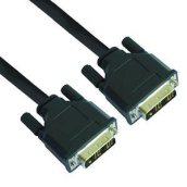 VCOM KÁBEL DVI SINGLE LINK 3M, FEKETE (DVI18+1 M/M, 1080P)