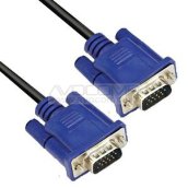 VCOM MONITORKÁBEL 1.8M, FEKETE, VGA