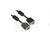 VCOM MONITORKÁBEL 5M, FEKETE, VGA, PRÉMIUM