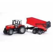 Massey Ferguson 7480 traktor utánfutóval - 63 cm