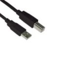 VCOM KÁBEL USB 2.0 PRINTER KÁBEL 3.0M FEKETE, PRÉMIUM (AMBM)