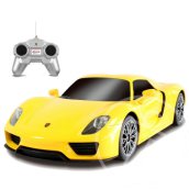 RC Porsche 918 Spyder távirányítós autó 1/24 sárga - Mondo Motors