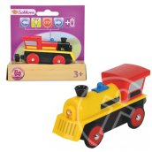 Eichhorn: Motorizált fa mozdony világítással 2 változatban - Simba Toys