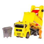 Dickie: City Cleaner kukásautó - sárga