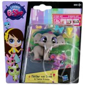 Littlest PetShop: 2 db-os készlet - Fletcher von Trunk és Teensie Fromage