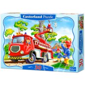 Tűzoltó autó - 30 darabos puzzle