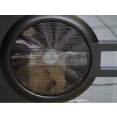 M-Tech Ház VS04A-BK BLUE led +18cm oldal ventillátor táp nélküli ATX