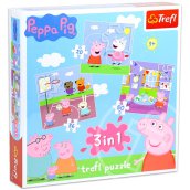 Peppa Malac: 3 az 1-ben puzzle 2