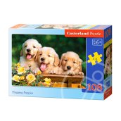 Golden retriever kutyakölykök 108 darabos puzzle