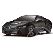 RC BMW i8 távirányítós autó 1/18 fekete - Mondo Motors
