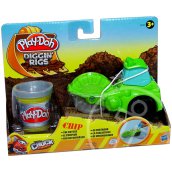 Play-Doh gyurmás munkagépek - zöld útvágó gép