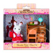 Sylvanian Families: Csoki Nyuszi hugi íróasztal szettel