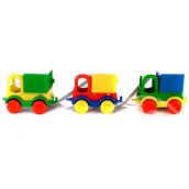 Wader: Kid Cars konténeres teherautó fiús színekben