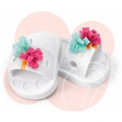Nenuco: Fehér baba strandpapucs 42cm-es babákhoz