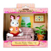 Sylvanian Families: Csoki Nyuszi papa heverővel