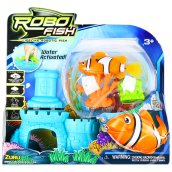 RoboFish elemes robothal - bohóchal kék várral