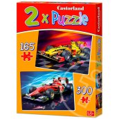 Versenyautók - 2 az 1-ben puzzle