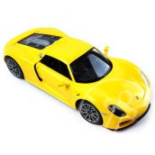 RC Porsche 918 Spyder távirányítós autó 1/14 sárga - Mondo Motors