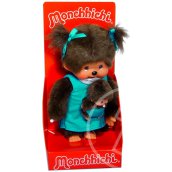 Monchhichi anyuka és kicsinye 20cm kék