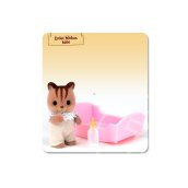 Sylvanian Families: Erdei Mókus bébi rózsaszín