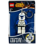 LEGO STAR WARS: világító kulcstartó - Rex kapitány