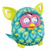 Furby BOOM interaktív plüss zöld sárga pettyes mintával - Hasbro