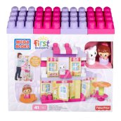 Mega Bloks: Lányos házikó játékszett - Mattel