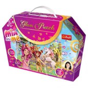 Mia és én: csillámos puzzle - 100 db