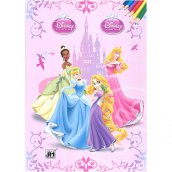 Disney Hercegnők színező és foglalkoztató füzet A4 - Jiri Models