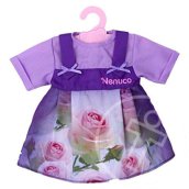 Nenuco: Lila babaruha fogassal 42cm-es babákhoz