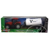 Teamsterz: piros traktor tartályos utánfutóval