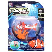 RoboFish elemes robothal korallal - piros cápa