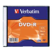 DVD-R lemez 4,7 GB 16x, vékony tok AZO
