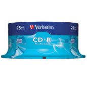 CD-R lemez 700 MB 52x, 25db hengeren, DataLife