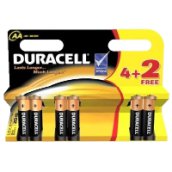 Duracell BSC 4+2 db AA elem