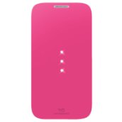 Crystal Booklet Samsung Galaxy S4 mini pink bőr Flip Cover tok